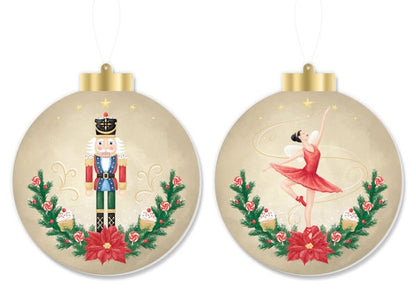 5.5 Inch Double Sided Nutcracker Ornaments Two Styles