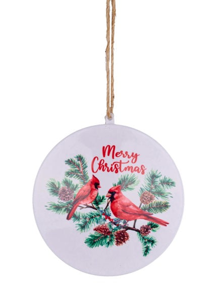 4.25 Inch Double Sided Cardinal Ornament