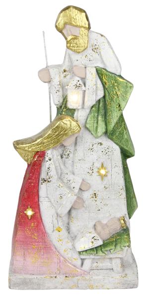 19.75 Inch Tall Light Up Holy Family