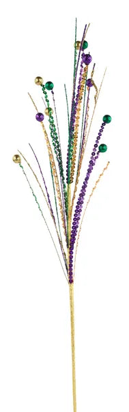 26 Inch Mardi Gras Laser Sequin Glitter Ball Spray