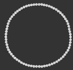 Whitewash Wood Bead Wreath Three Styles