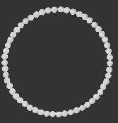 Whitewash Wood Bead Wreath Three Styles