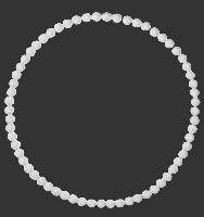 Whitewash Wood Bead Wreath Three Styles