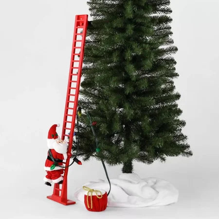 Animated Climbing Santa