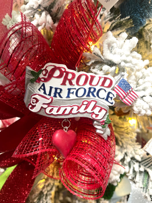 Proud Air Force Family Ornament