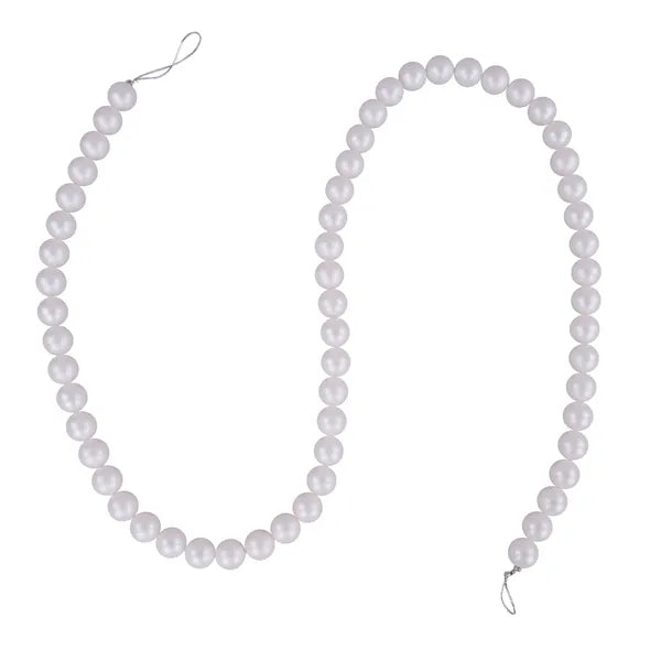 6 Foot White Small Pearl Garland
