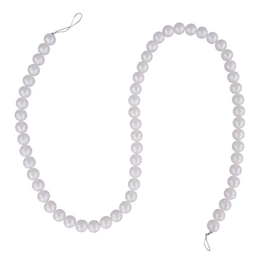 6 Foot White Small Pearl Garland