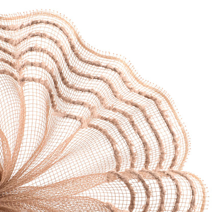 10.25 Inch By 10 Yard Natural Drift Wide Border Mesh