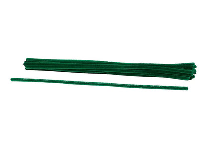 Holiday Green Chenille Stems
