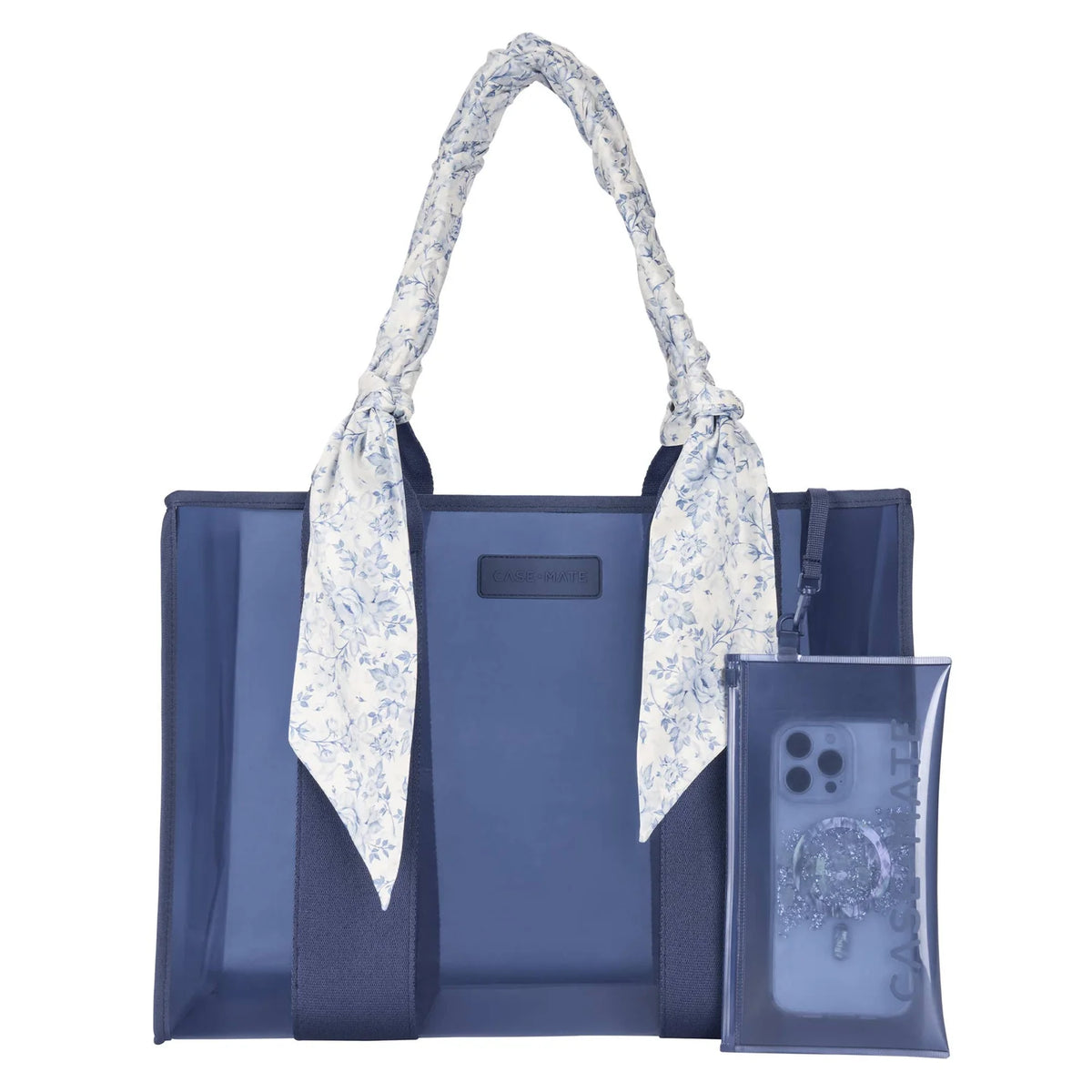 Case Mate Jelly Tote With Phone Pouch Something Navy Twilly Scarf