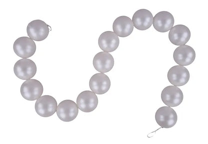 6 Foot White Large Pearl Garland