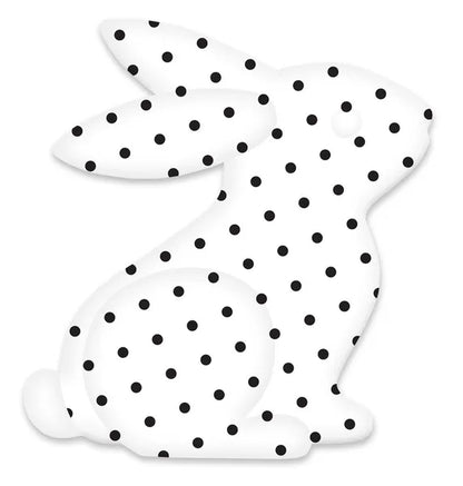 12 Inch Sitting Bunny Metal Sign