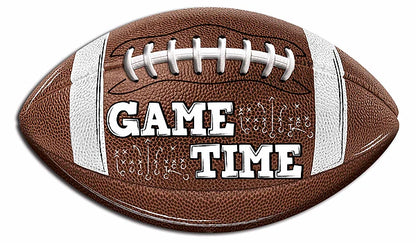 11 Inch Game Time Football Sign