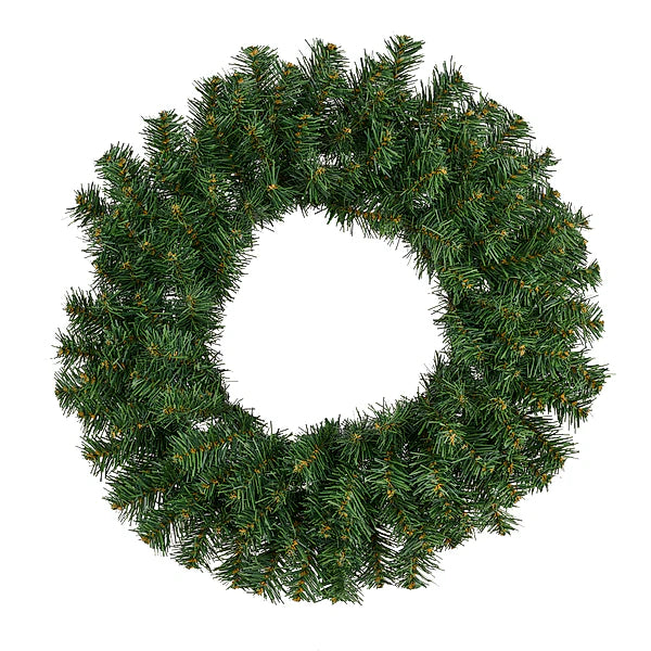 20 Inch Two Tone Green Pine Wreath