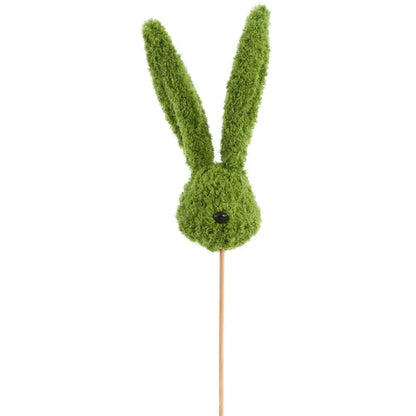 20.5 Inch Furry Moss Bunny Pick