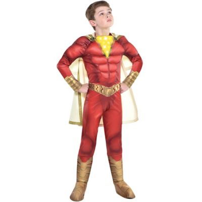 Kids Child Light-up Shazam Muscle Costume Size M Halloween Costume