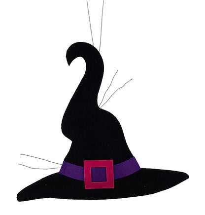 14 Inch Black Felt Witch Hat Attachment Decor