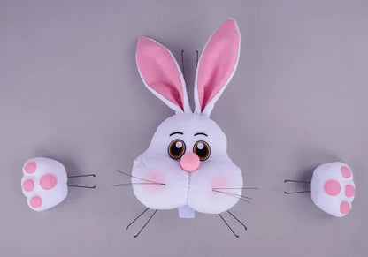 Three Piece Bunny With Paws Decor Kit