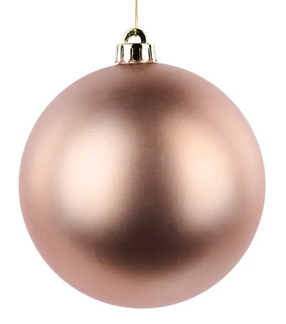6 Inch Smooth Matte Sable Ball Ornament