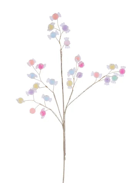 14 Inch Pink Lavender Mint Blue Yellow And Orange Acrylic Candy Spray