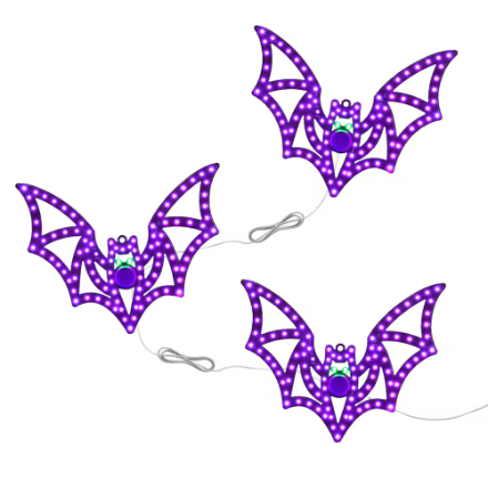 Home Accents Holiday 12 in TWINKLING LED Bats - 3-Pack Open Box