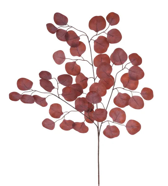 27 Inch Brown And Grey Apple Leaf Spray