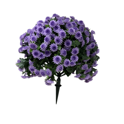 16 Inch Lavender Mum Bush Stake