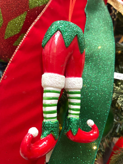 Plastic Elf Pants Ornament
