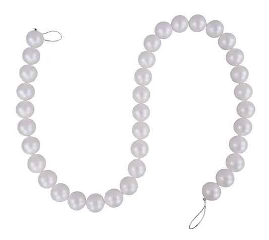 6 Foot White Pearl Garland