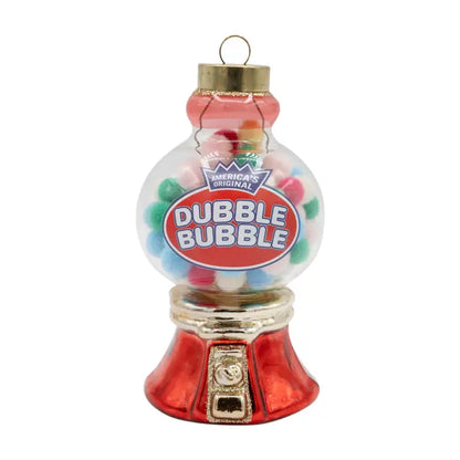 Kat & Annie Dubble Bubble Gumball Machine Glass Ornament
