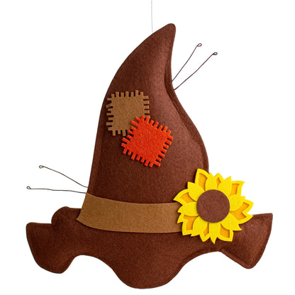 14 Inch Felt Scarecrow Hat