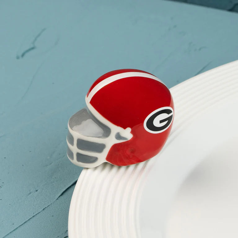 Nora Fleming University Of Georgia Helmet Mini