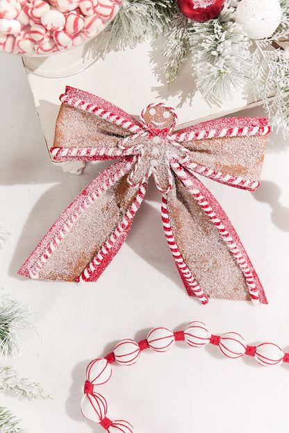 15 Inch Sugar And Spice Gingerbread Bow