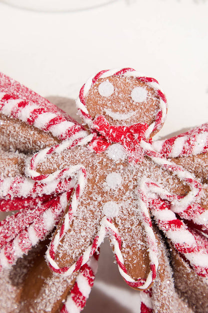 15 Inch Sugar And Spice Gingerbread Bow