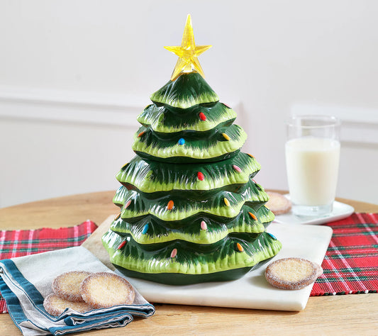 Mr. Christmas Nostalgic Iluminated Tree Cookie Jar