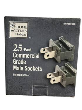 25 Pack Commercial Grade Male Sockets