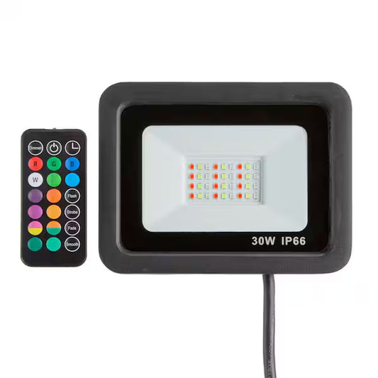 30-Watt Multi-Colored LED Floodlight Open Box