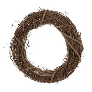14 Inch Round Grapevine Wreath