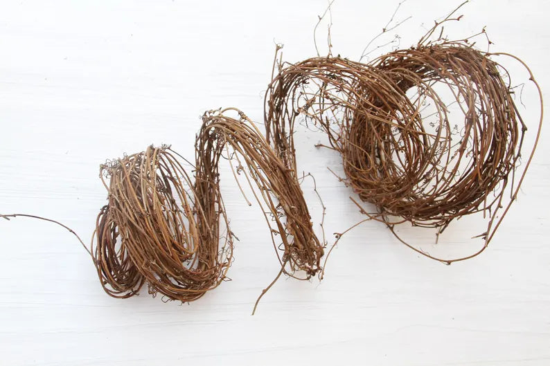 20 Foot Handcrafted Grapevine Garland