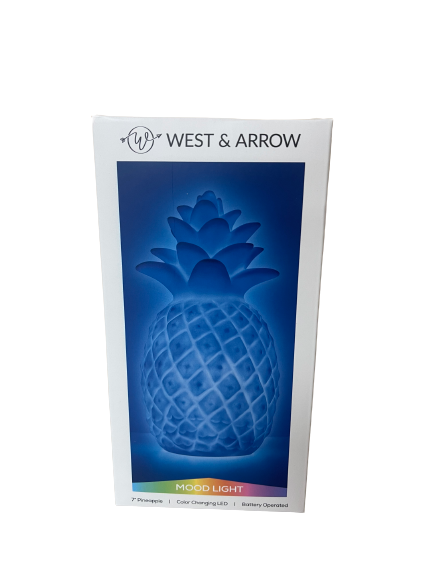 West And Arrow Color Changing Pineapple Mood Light