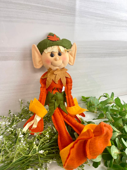 10 Inch Plush Fall Elf Standing Two Styles