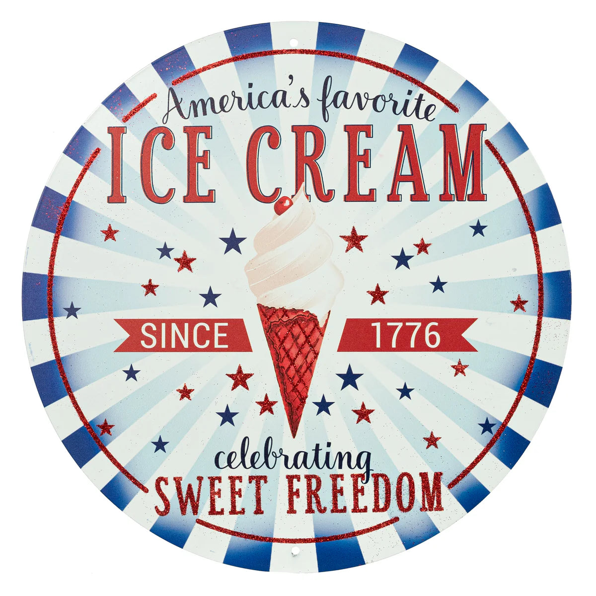 12 Inch America's Ice Cream Metal Sign