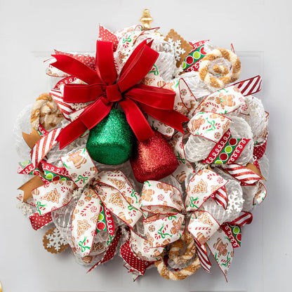 5 Inch Emerald Green Glitter Gumdrop Ornament