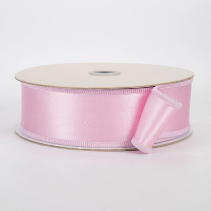 1.5 Inch By 10 Yard Light Pink Satin Fused Ribbon