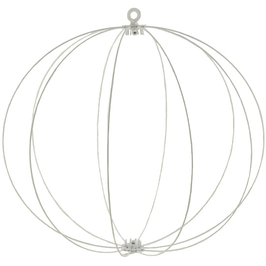 24 Inch White Tubing Wrap Folding Ball