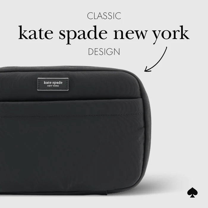Kate Spade Nylon Tech Organizer Signature Black