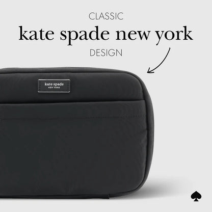 Kate Spade Nylon Tech Organizer Signature Black