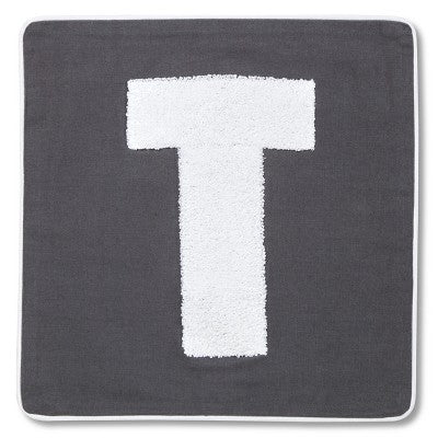Pillowfort Varsity Monogram Pillow Cover- Letter T