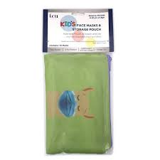 Kid's Face Masks With Storage Pouch