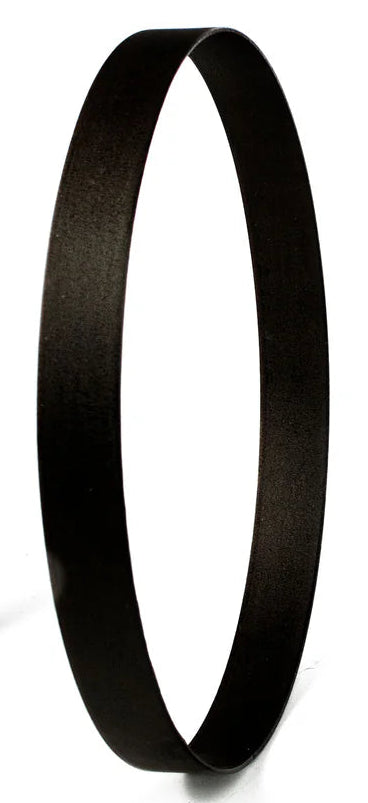 10.75 Inch Matte Black Metal Wreath Ring